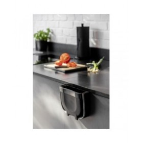Bidone della spazzatura per porta dell'armadio Wenko Fago 55028100 5 L Nero Pieghevole