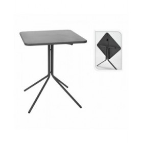 Tavolo Pieghevole Ambiance x99001620 Grigio scuro 58 x 58 x 70 cm