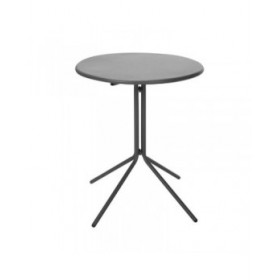 Tavolo Pieghevole Ambiance x99001600 Grigio scuro Ø 58 x 70 cm