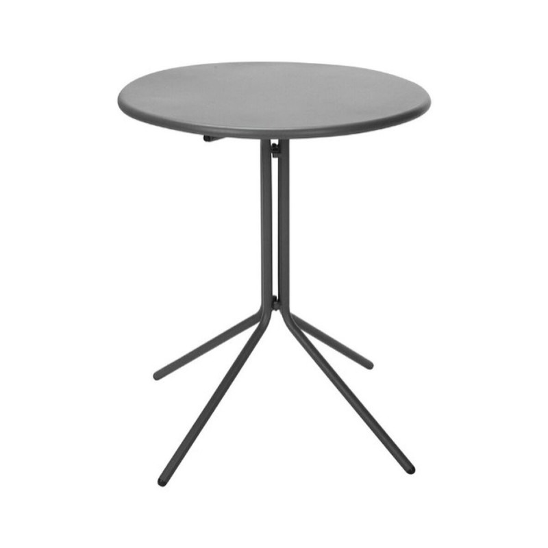 Tavolo Pieghevole Ambiance x99001600 Grigio scuro Ø 58 x 70 cm