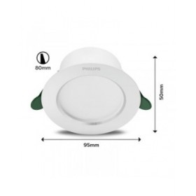 Downlight Philips Diamond Cut Bianco 2 W 360 Lm Ø 9,5 cm (4000 K)