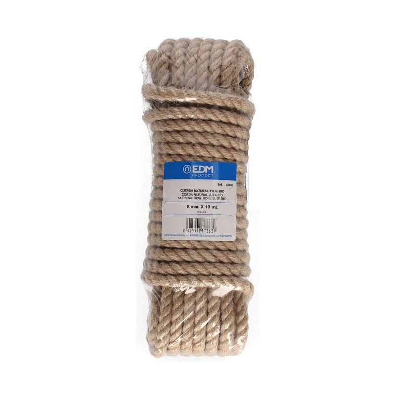 Corda intrecciata EDM 87863 Naturale Juta 10 m