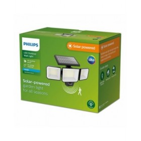 Faretto Solare Philips 8,7 W 5000 K 29 x 11,7 x 16,8 cm Nero Solare