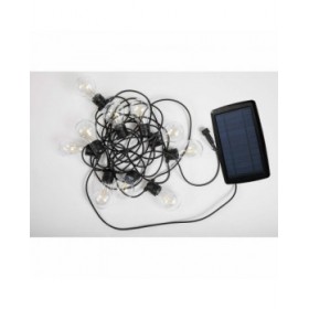 Ghirlanda di Luci LED New Garden Allegra 8 m 10 Bianco/Nero Solare