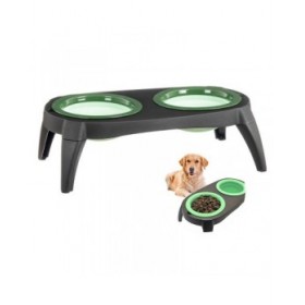 Ciotola per cani Caison Silicone 39 x 21 x 13 cm Doppia