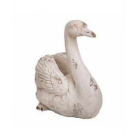 Vaso Alexandra House Living Swan Fibra di Vetro Magnesio 35 x 48 x 51 cm