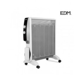 Radiatore di mica EDM 07197 Bianco 1000 W/2000 W