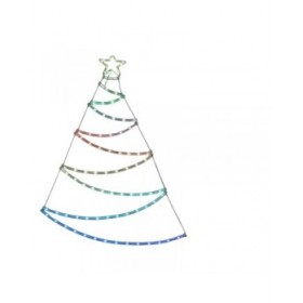 Decorazione luminosa Lifetime Albero di Natale LED RGB 66 x 87 cm