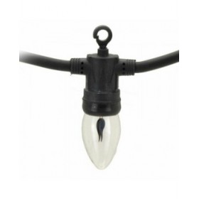 Ghirlanda di Luci LED Lifetime 5,1 m 1,5 m Nero Effetto fiamma