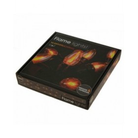 Ghirlanda di Luci LED Lifetime 5,1 m 1,5 m Nero Effetto fiamma