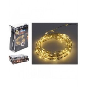 Ghirlanda di Luci LED Lifetime 7 m Bianco Caldo 2 m Solare