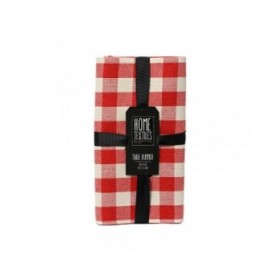Runner da Tavolo Lifetime Bianco Rosso Natale Quadri 30 x 150 cm