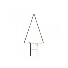Decorazione luminosa Lumineo Albero di Natale 18 x 27 cm Metallo Paletto MicroLED