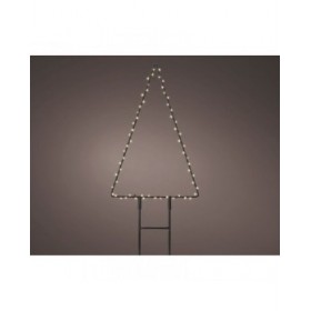 Decorazione luminosa Lumineo Albero di Natale 18 x 27 cm Metallo Paletto MicroLED