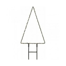 Decorazione luminosa Lumineo Albero di Natale 18 x 27 cm Metallo Paletto MicroLED