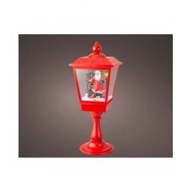 Torcia a LED Lumineo Rosso Babbo Natale Musica Movimento