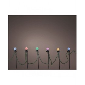 Set di Picchetti da Giardino a LED Lumineo 6 W Multicolore Bianco Caldo 14,5 m 20 Unità
