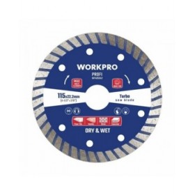 Disco da taglio diamantato Workpro Profi Turbo