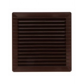 Griglia di ventilazione EDM 87729 Marrone 14 x 14 cm