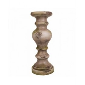Statua Decorativa Alexandra House Living Fibra di Vetro Magnesio Colonna 18 x 50 x 18 cm