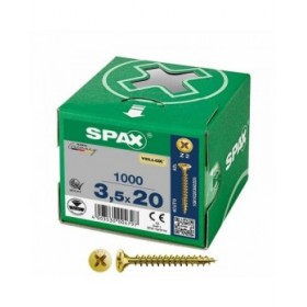Scatola a viti SPAX Yellox Z2 Testa piatta 3,5 x 20 mm 1000 Unidades