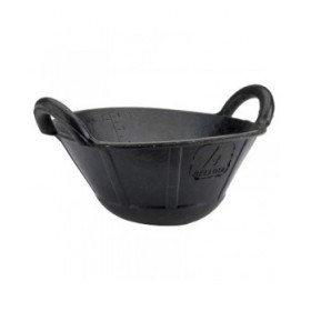 Secchio con Manico Bellota 9 L industriale Nero Gomma di cauchu Resistente
