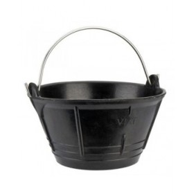 Secchio con Manico Viat 10 L industriale Nero Gomma di cauchu Resistente