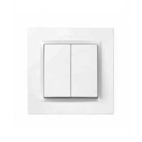 Interruttore Commutatore Doppio Simon 8,4 x 4 x 8,4 cm