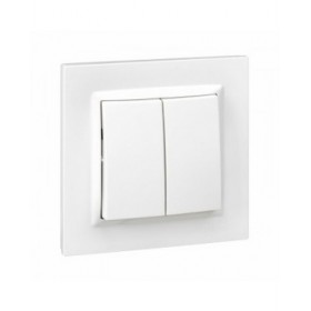 Interruttore Commutatore Doppio Simon 8,4 x 4 x 8,4 cm