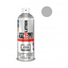 Vernice spray Pintyplus Evolution RAL 9006 400 ml White Aluminium