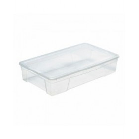 Scatola portaoggetti con coperchio Mondex Space Box Trasparente polipropilene 34 L 70,5 x 42 x 15,5 cm