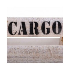 Scatole per conservare Alexandra House Living CARGO Bianco Legno di abete 24 x 19 x 38 cm 33 x 20 x 18 cm 28 x 15,5 x 17 cm 3 Pe