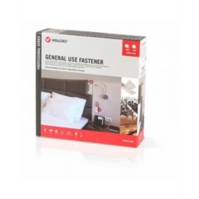 Nastro biadesivo Velcro Bianco 20 mm x 25 m