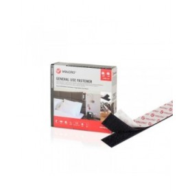 Nastro biadesivo Velcro Nero 20 mm x 25 m