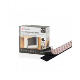 Nastro biadesivo Velcro Nero 50 mm x 5 m Extra forte