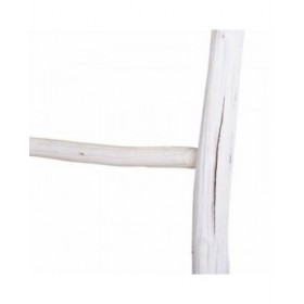 Scaffale Alexandra House Living Bianco Legno di abete 3 x 44 x 150 cm Scala