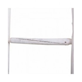 Scaffale Alexandra House Living Bianco Legno di abete 3 x 44 x 150 cm Scala