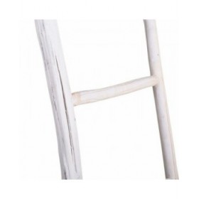 Scaffale Alexandra House Living Bianco Legno di abete 3 x 44 x 150 cm Scala