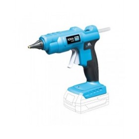 Pistola per colla a caldo Koma Tools Azzurro Nero 19,5 x 6,8 x 19,4 cm