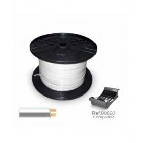Cavo parallelo Sediles Bianco Grigio 2 x 0,75 mm 500 m
