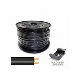 Cavo parallelo Sediles Nero 2 x 0,75 mm 500 m