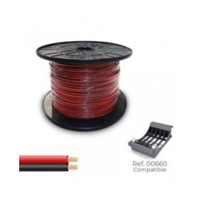 Cavo parallelo Sediles Nero Rosso 2 x 1,5 mm 300 m