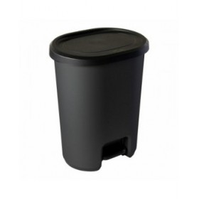 Secchio della Spazzatura a Pedale Mondex Lynea Greenloop Grigio scuro 27 L