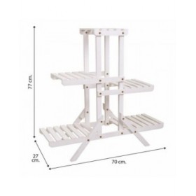 Espositore da Bancone Alexandra House Living Legno di abete 27 x 77 x 70 cm Scaffale 4 Mensole