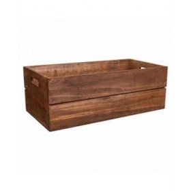 Scatole per conservare Alexandra House Living Marrone Legno di abete 2 Pezzi