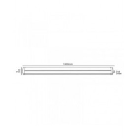 Ciabatta Multipresa EDM 31405 48 W 150 cm Luce LED (4000 K)