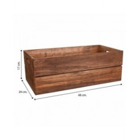 Scatole per conservare Alexandra House Living Marrone Legno di abete 2 Pezzi