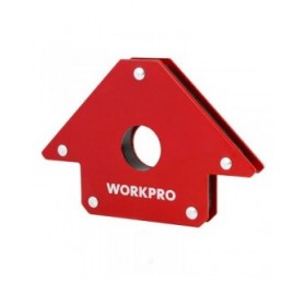 Squadra magnetica per saldatura Workpro 4" 10 cm