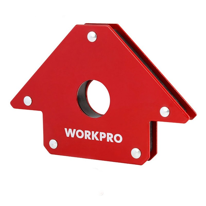 Squadra magnetica per saldatura Workpro 4" 10 cm