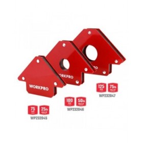 Squadra magnetica per saldatura Workpro 4" 10 cm